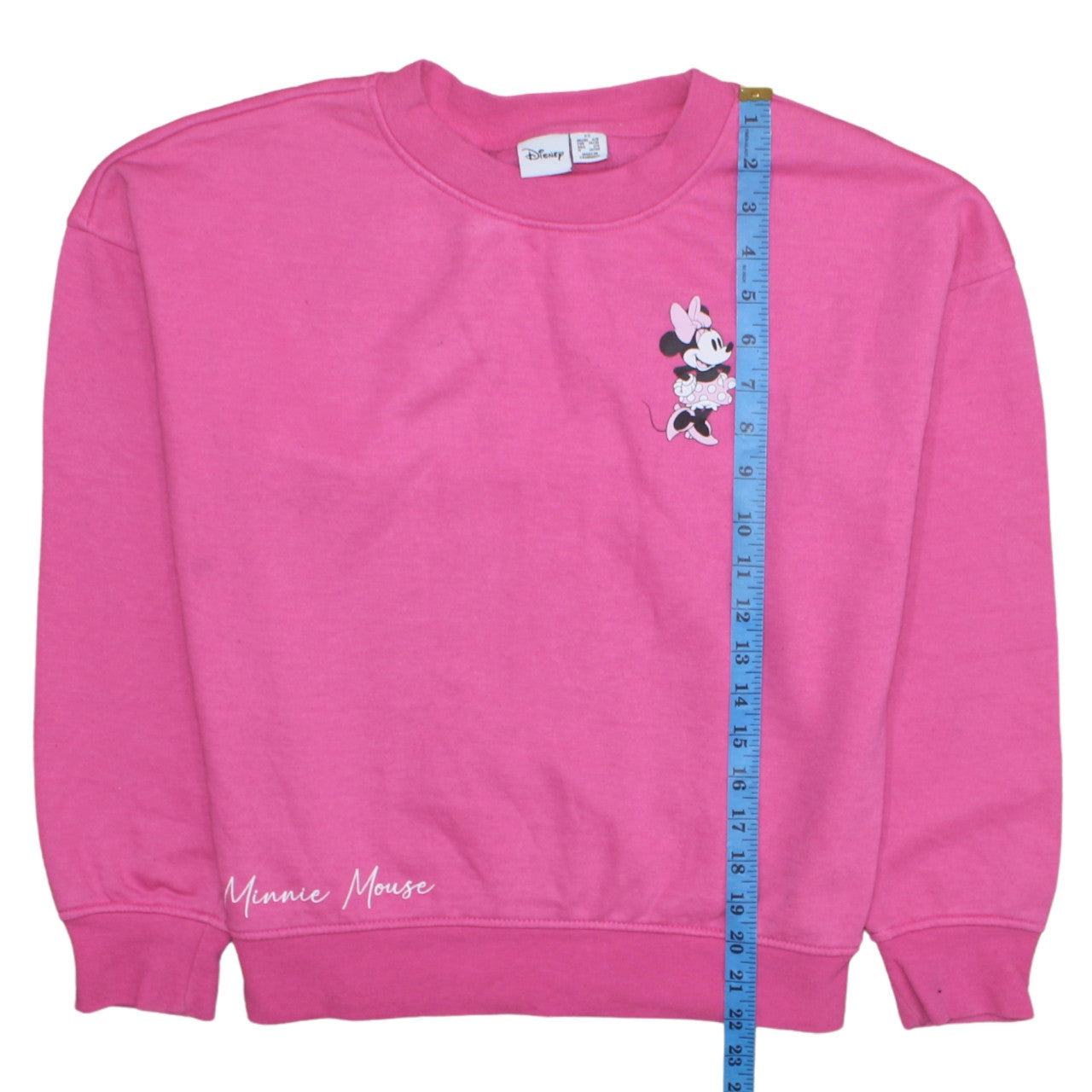 Womens UK Size XS Disney Pink Pullover Sweatshirt