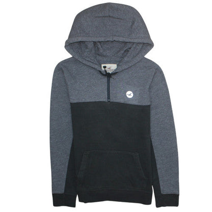 Mens UK Size S Hollister Grey Pullover Hoodie