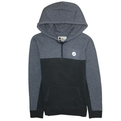 Mens UK Size S Hollister Grey Pullover Hoodie