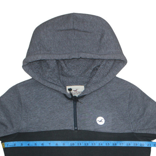 Mens UK Size S Hollister Grey Pullover Hoodie