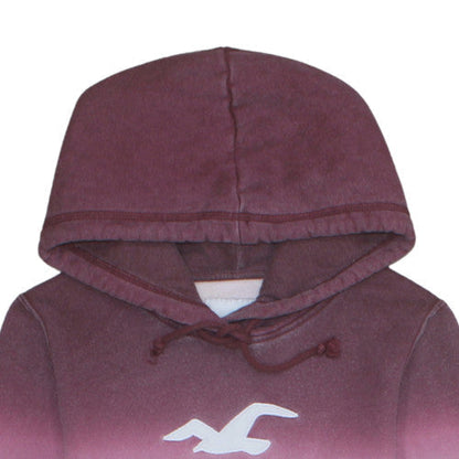 Mens UK Size S Hollister Purple Pullover Hoodie