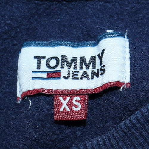 Mens UK Size XS Tommy Jeans Blue Pullover Sweatshirt