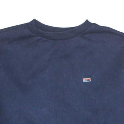 Mens UK Size XS Tommy Jeans Blue Pullover Sweatshirt