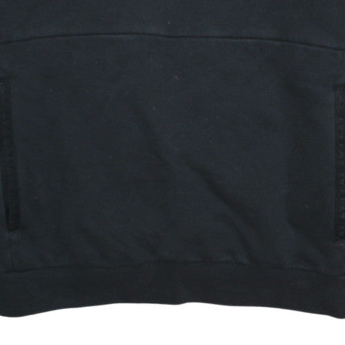 Mens UK Size M Emporio Armani Black Pullover Hoodie