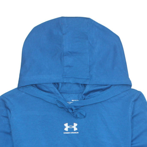 Mens UK Size S Under Armour Blue Pullover Hoodie