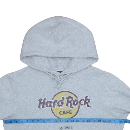 Mens UK Size M Hard Rock Cafe Grey Pullover Hoodie