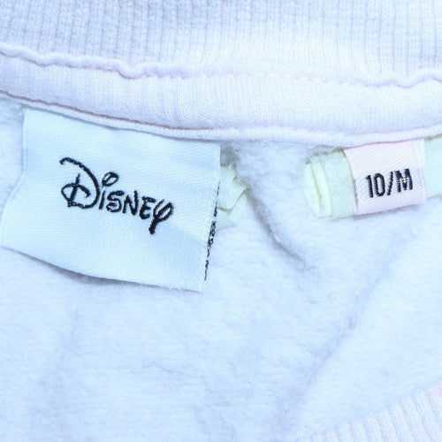 Womens UK Size 10 Disney Pink Pullover Sweatshirt