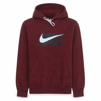 Mens UK Size M Nike Red Pullover Hoodie