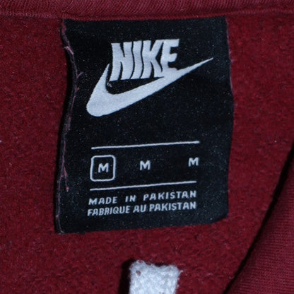 Mens UK Size M Nike Red Pullover Hoodie