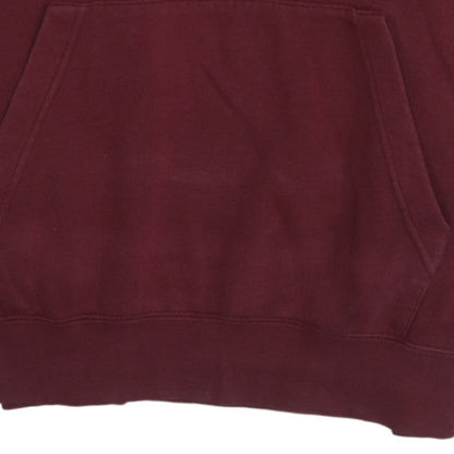 Mens UK Size M Nike Red Pullover Hoodie