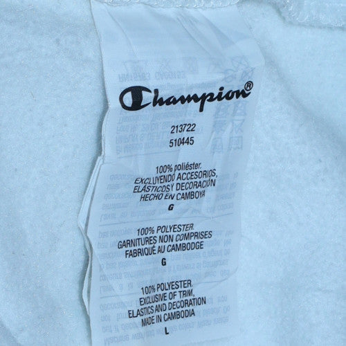 Mens UK Size L Champion White Pullover Sweatshirt