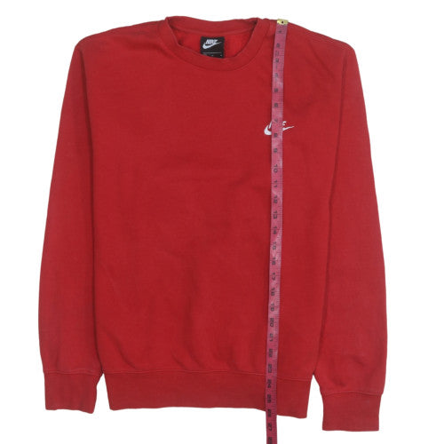 Mens UK Size M Nike Red Pullover Sweatshirt