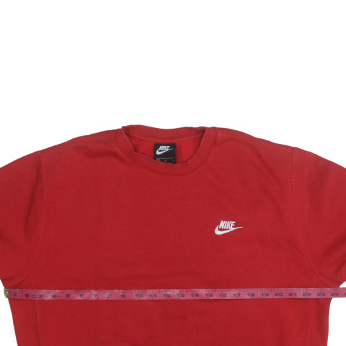 Mens UK Size M Nike Red Pullover Sweatshirt