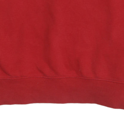Mens UK Size M Nike Red Pullover Sweatshirt