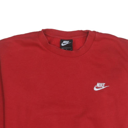 Mens UK Size M Nike Red Pullover Sweatshirt