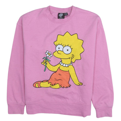 Womens UK Size XS Primark Pink Pullover Sweatshirt