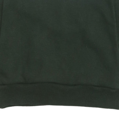 adidas Boys Green Pullover Fleece Hoodie 13-14 Years Logo Hooded Sweatshirt