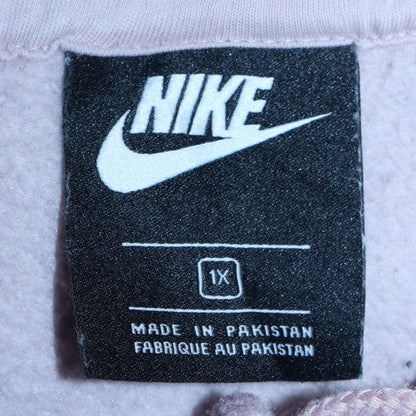 Womens UK Size XL Nike Pink Pullover Hoodie