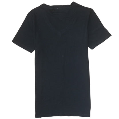 Tommy Hilfiger Denim Men's Black V-Neck Cotton T-Shirt Size S