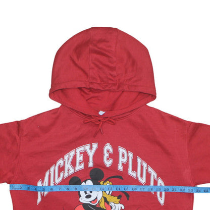 Womens UK Size M Disney Red Pullover Hoodie