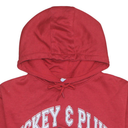 Womens UK Size M Disney Red Pullover Hoodie