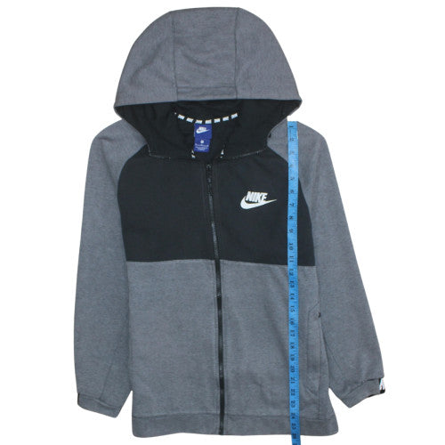 Mens UK Size M Nike Grey Full Zip Hoodie