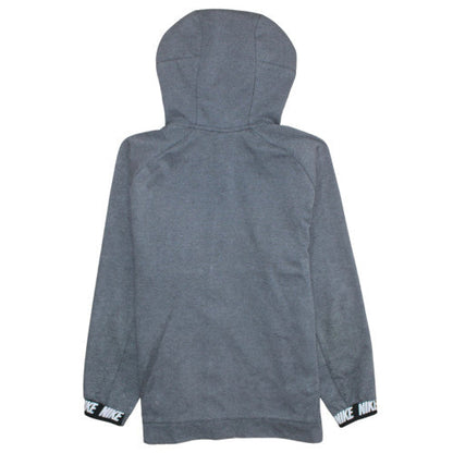 Mens UK Size M Nike Grey Full Zip Hoodie