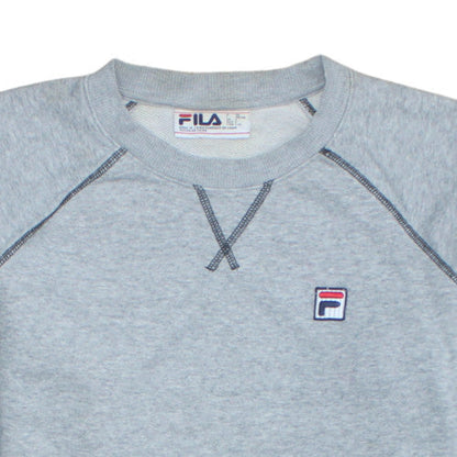 Mens UK Size L Fila Grey Pullover Sweatshirt