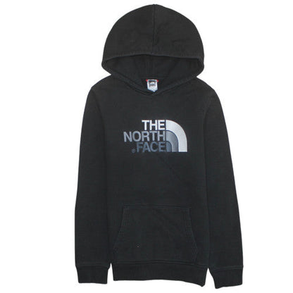 The North Face Boys Black Pullover Hoodie XL Fleece Cotton Long Sleeve