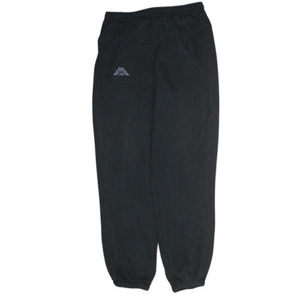Kappa Men's Black Small Jogger Sweatpants Elastic Waist Comfort Fit