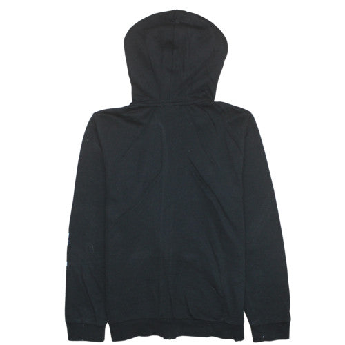 Womens UK Size L Adidas Black Full Zip Hoodie