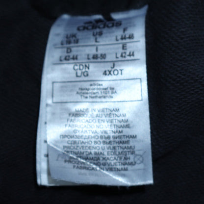 Womens UK Size L Adidas Black Full Zip Hoodie