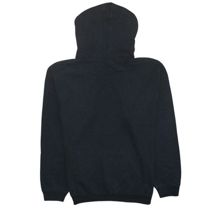 Womens UK Size L Gildan Black Pullover Hoodie