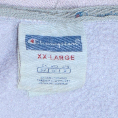 Womens UK Size 2XL Champion Pink Pullover Hoodie