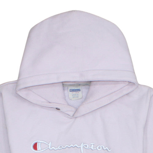 Womens UK Size 2XL Champion Pink Pullover Hoodie