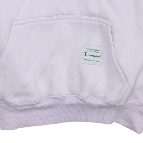 Womens UK Size 2XL Champion Pink Pullover Hoodie