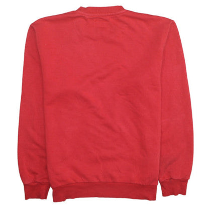 Mens UK Size M Converse Red Pullover Sweatshirt