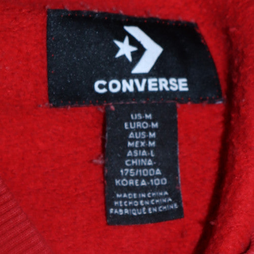 Mens UK Size M Converse Red Pullover Sweatshirt