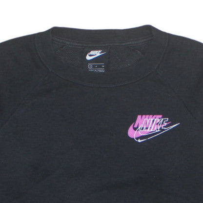 Womens UK Size S Nike Black Pullover Sweatshirt