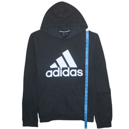 Mens UK Size XL Adidas Black Pullover Hoodie