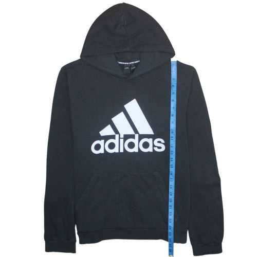 Mens UK Size XL Adidas Black Pullover Hoodie