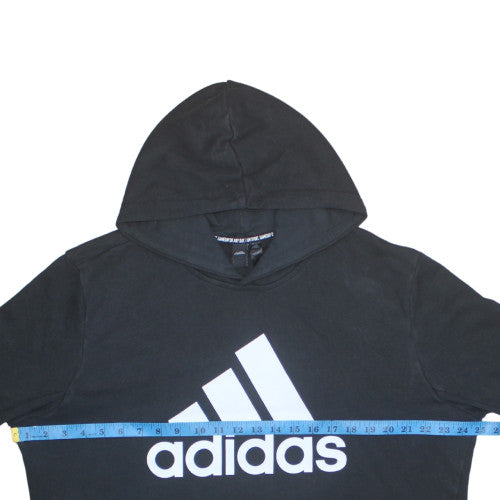 Mens UK Size XL Adidas Black Pullover Hoodie