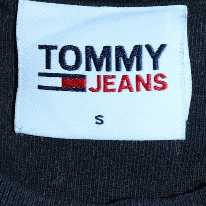 Tommy Jeans Men's Black Small Cotton Crew Neck Short Sleeve T-Shirt