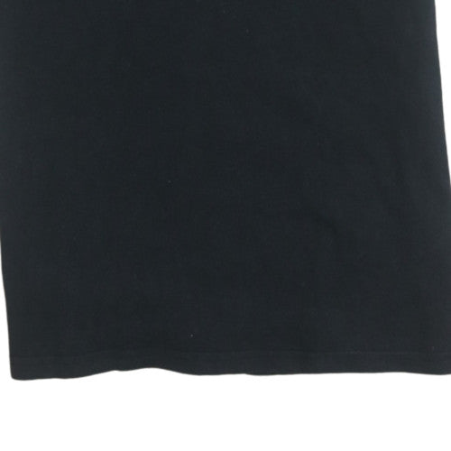Tommy Jeans Men's Black Small Cotton Crew Neck Short Sleeve T-Shirt