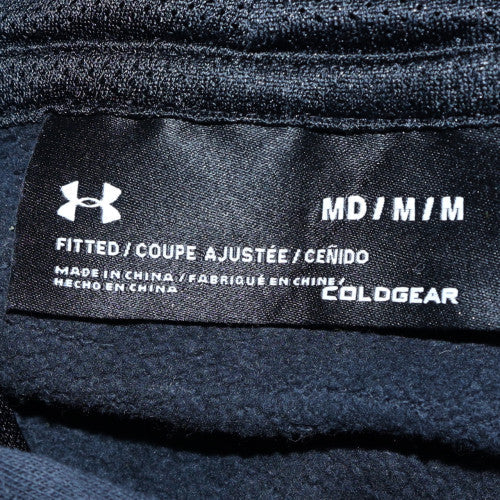 Mens UK Size M Under Armour Black Pullover Hoodie