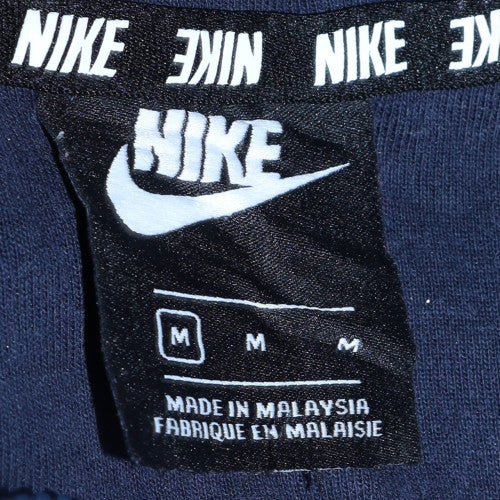 Mens UK Size M Nike Blue Full Zip Hoodie