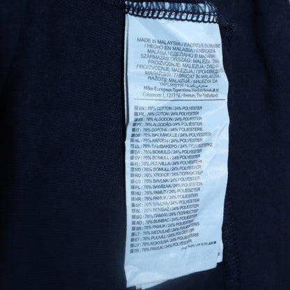 Mens UK Size M Nike Blue Full Zip Hoodie