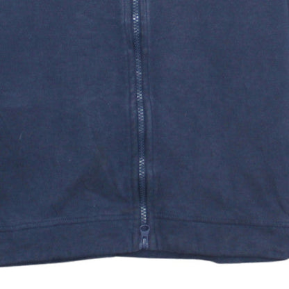 Mens UK Size M Nike Blue Full Zip Hoodie