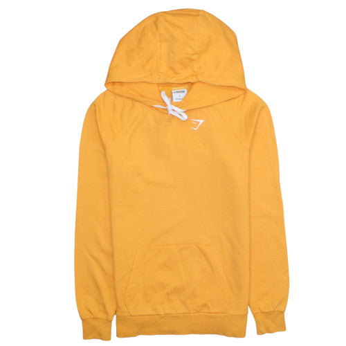 Mens UK Size S Gymshark Yellow Pullover Hoodie