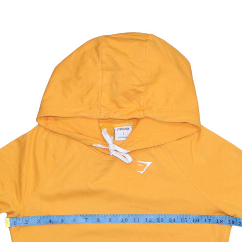 Mens UK Size S Gymshark Yellow Pullover Hoodie